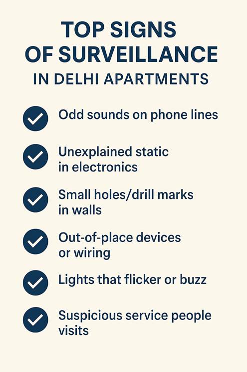 Top Signs of Surveillance in Delhi Apartments